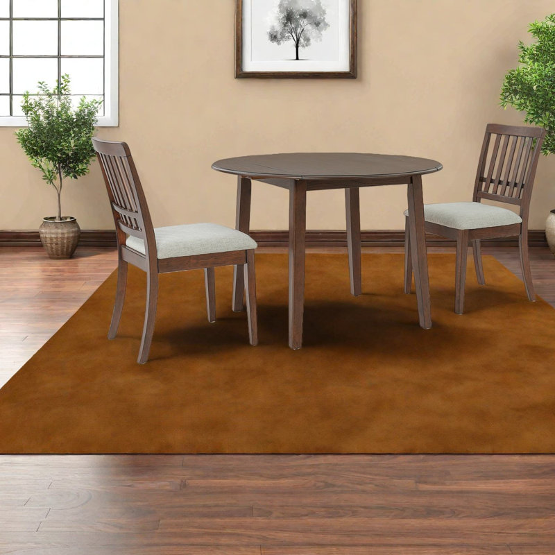 Ensembles de table de salle à manger modernes et peu encombrants avec chaises en bois et rembourrées pour petits appartements