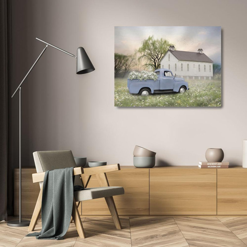 «August Ford® Blue at at Barn» par August Grove
