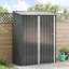 Vidaxl Garden Sheds Metal Outdoor Structures Storage Modern Weather Resistant-125281676