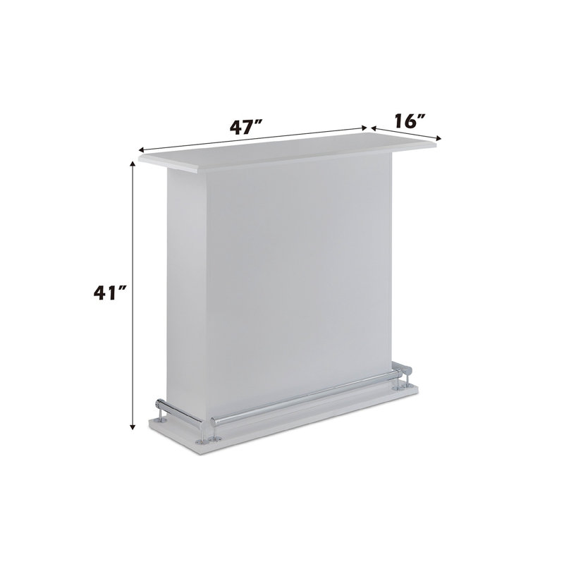 Table de bar Kite White