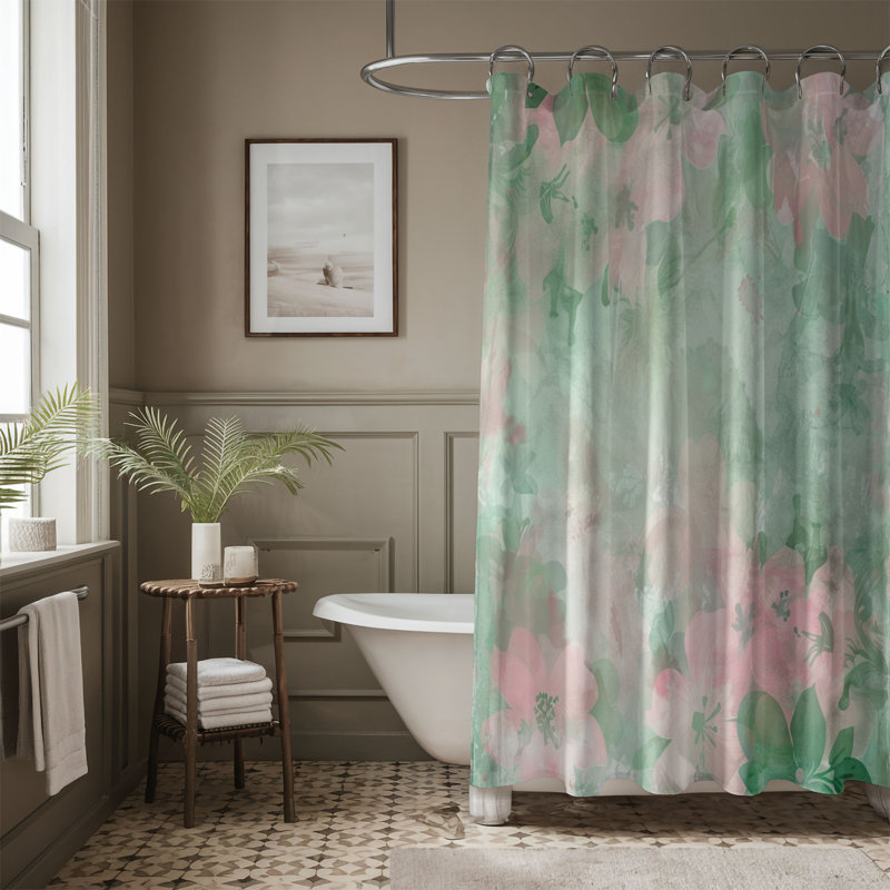 Rideau de douche 1 pièce Heritage, H 74 po x l 71 po