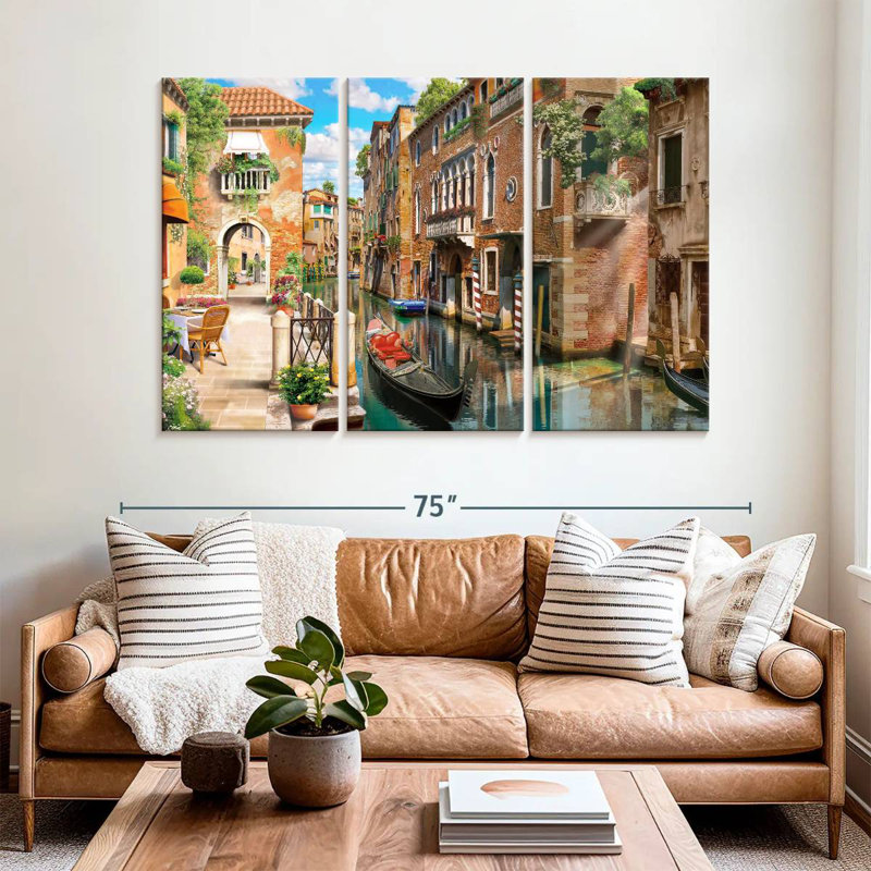Mehar Venice Canal House, H 42 po x l 65 po