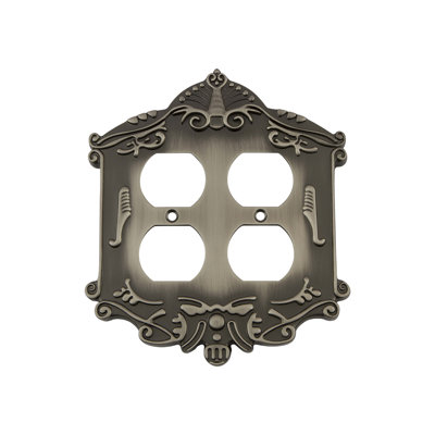 Victorian 2-Gang Duplex Outlet Wall Plate