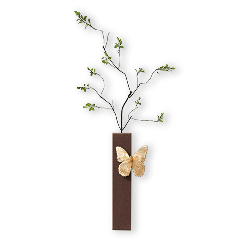 Art mural Mid-Century moderne en toile pour salon, H 15,75 po x l 5,91 po
