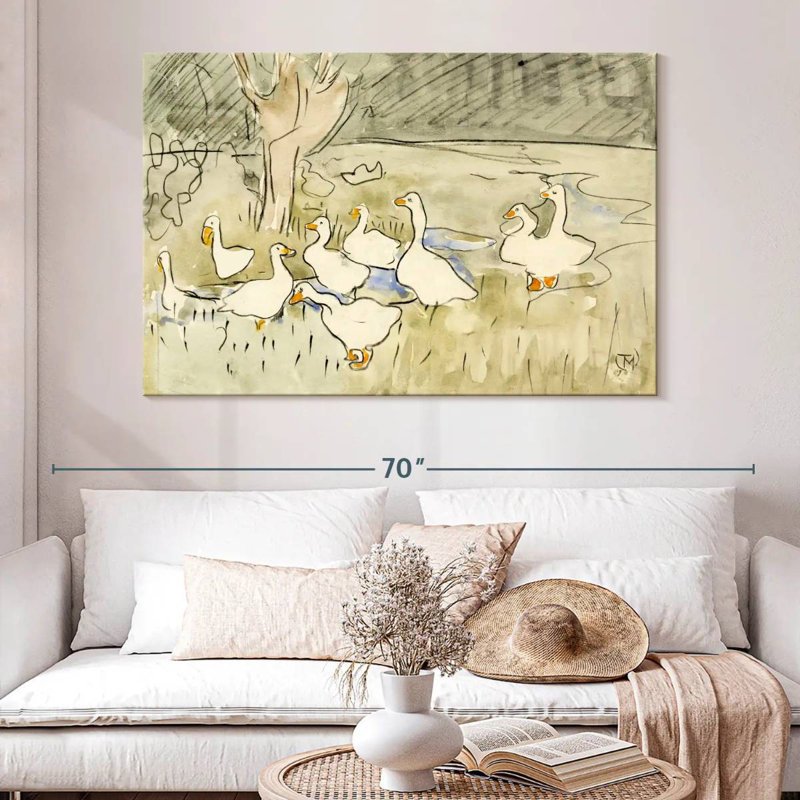Classic Ducks, 34" H x 51" W
