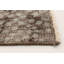 Tapis décoratif gris en laine de conception unique 5 pi 7 po x 8 pi 11 po noué à la main