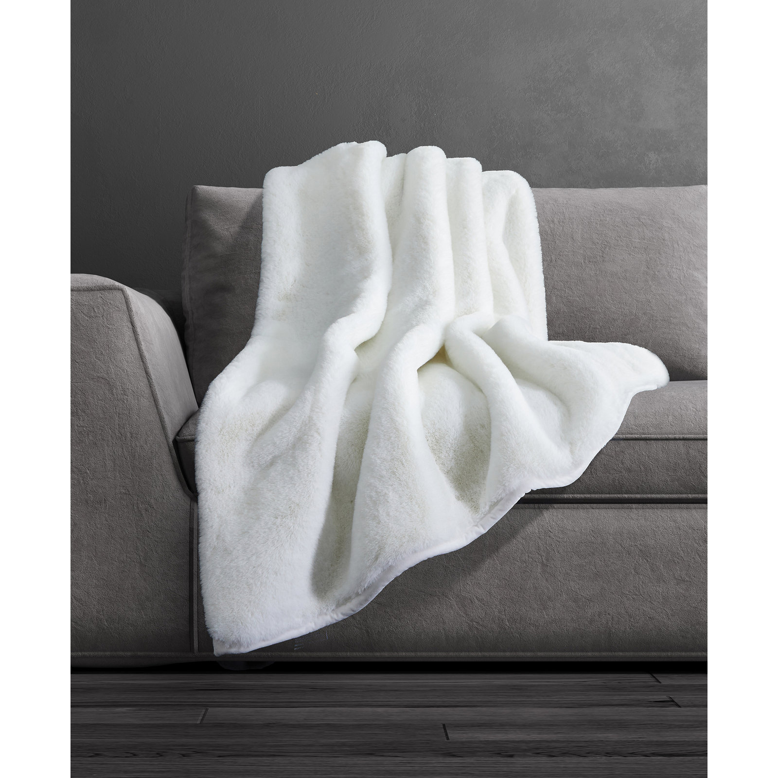 Lapland Throw Blanket, White