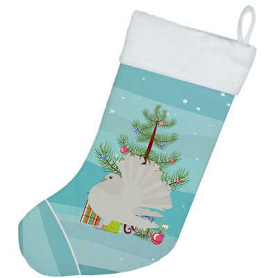 Fantail Pigeon Christmas Stocking