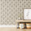 Rouleau de papier peint à motif de tulipes / blocs de style scandinave Guyer