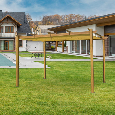 Aluminum Pergola with Canopy