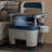 Bedside Commode For Seniors, Portable Anti-slip Bedside Commode With Armrest Seat Height Adjustable, Rugged Construction Potty Chair For Adults Load 882lbs