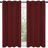 Thermal Insulated Room Darkening Grommet Curtain Panels (Set of 4)-106667202-106667184