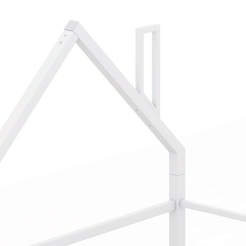 Ailton Metal Platform Bed, Full, White