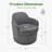 Modern Upholstered Swivel Barrel Chair with Washable Detachable Cover-1533471497