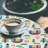 East Urban Home Cartoon Fitted Round Tablecloth Off White and Multicolor-342311491