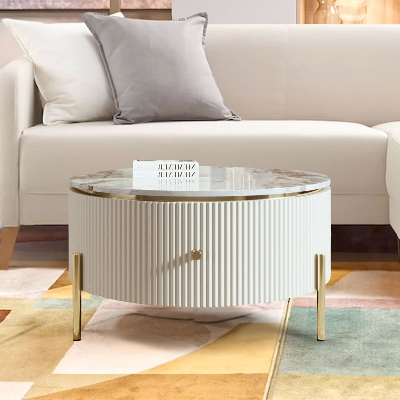Table basse Samion, Blanc