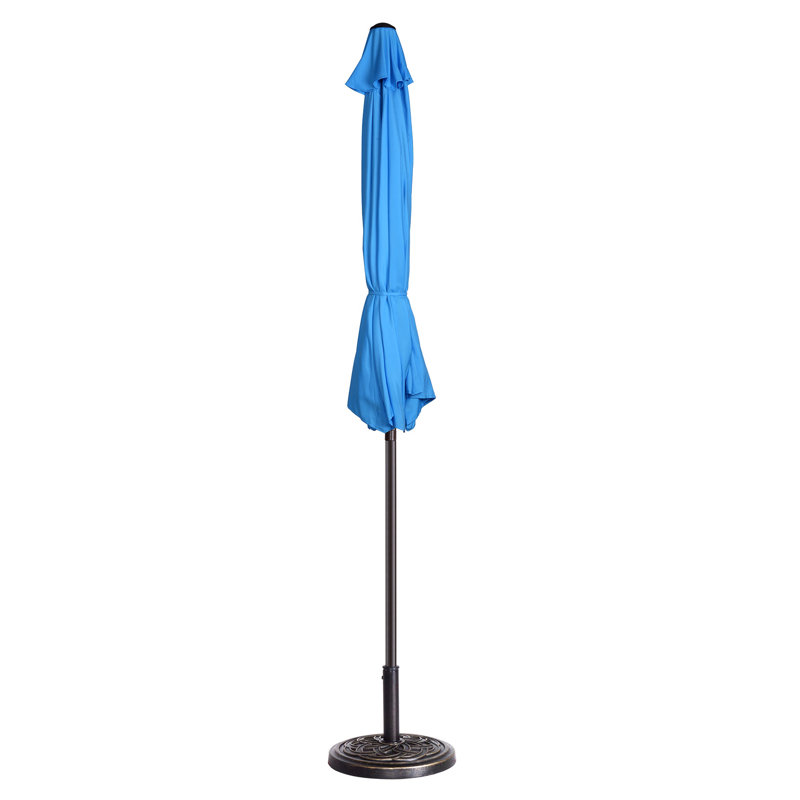 274.32cm Tilt Market Parasol, Blue