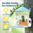 Birdfy Feeder AI By Subscription With Motion Detection Wireless Camera And Solar, Smart Bird Feeder for Outdoors, Blue