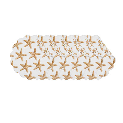 Sandbridge Stars Round Cotton Placemat