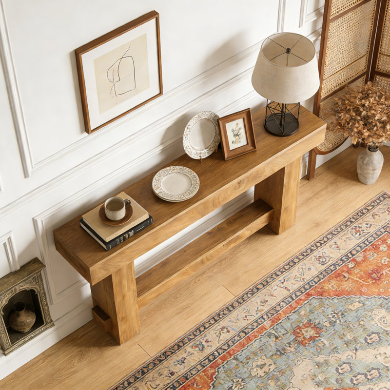 Console de canapé en bois Farmhouse