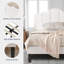 Structure de lit simple avec tête de lit réglable, lit plateforme tapissier, sommier, aucun sommier requis-911357070-860999650