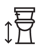 Toilet Seat Height: 16.5 ''