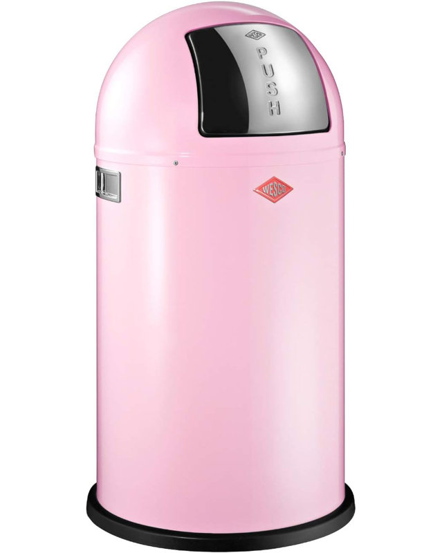 Pushboy 50L Bin, Pink