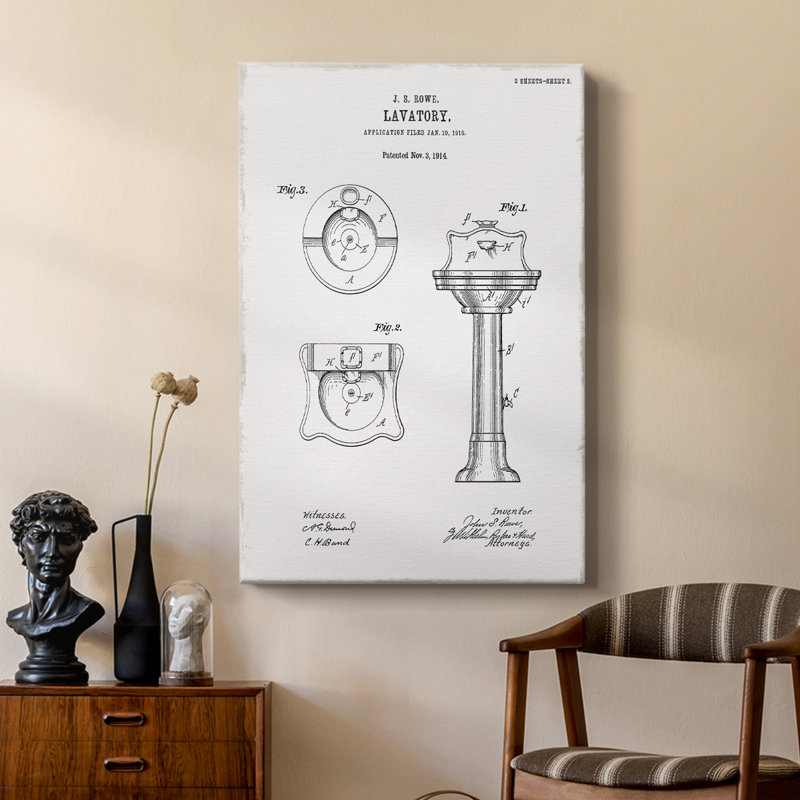 Lavabo rétro I - galerie Cavas sur mesure