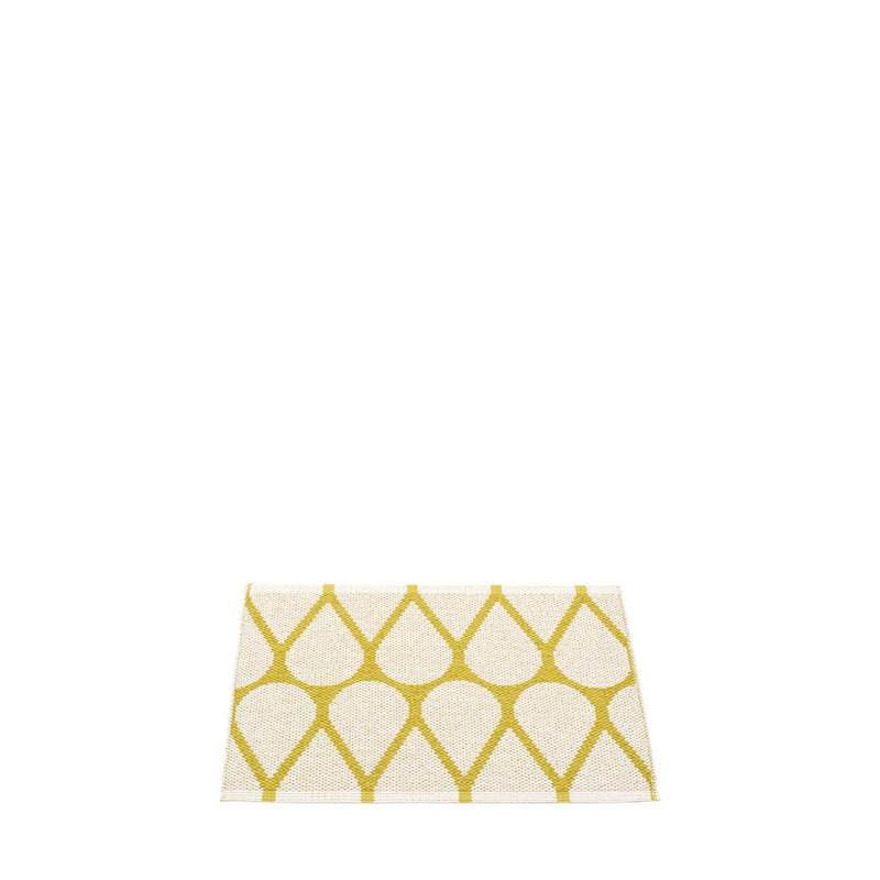 Otis Geometric Area Rug in Mustard/Ivory, Rectangle 1'9" x 2'3"