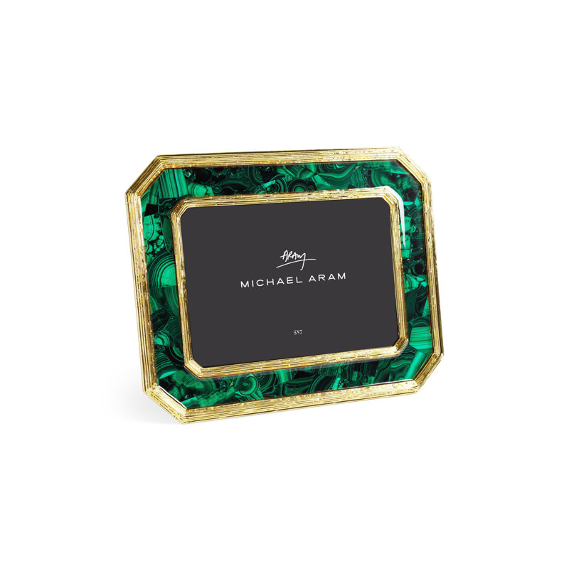 Flights of Fancy Malachite Frame, 5" x 7"