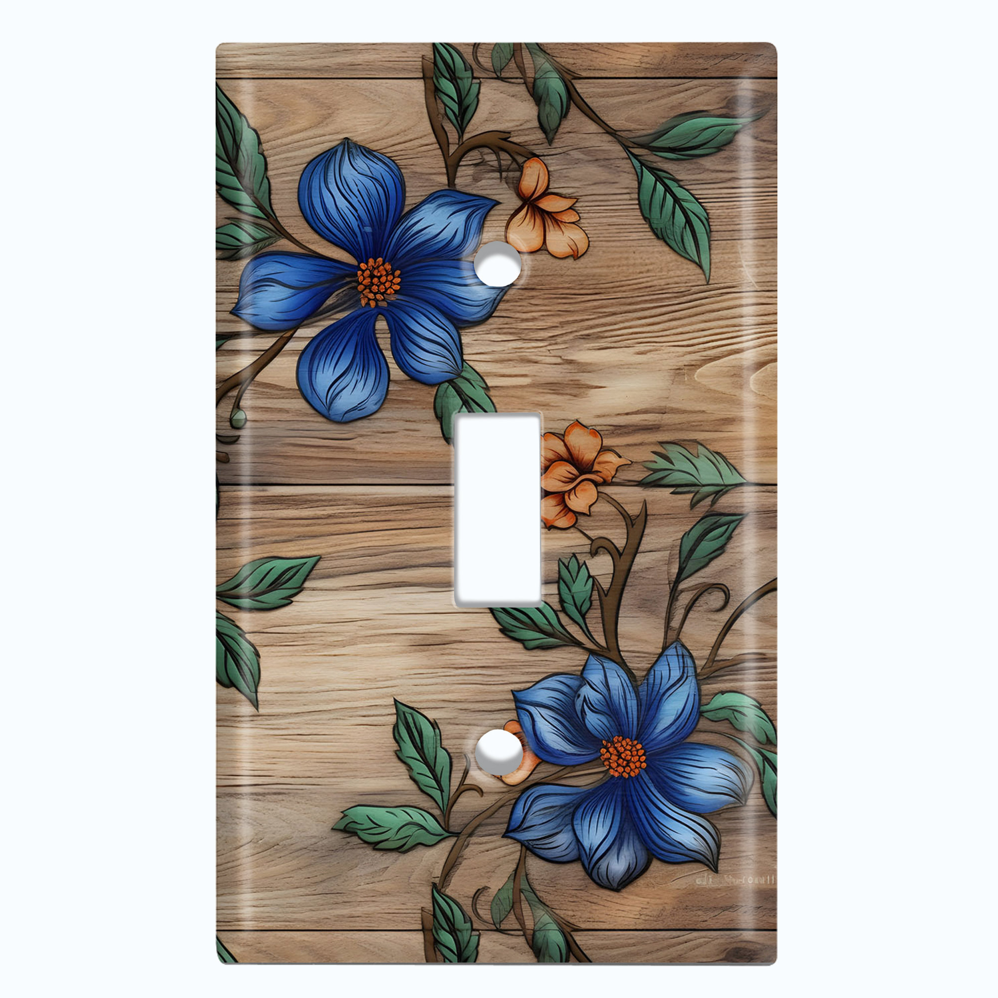 Meriville Plaque Murale Marocaine à 1 Bascule, Plaque De Couverture électrique à Interrupteur Unique, Or Antique