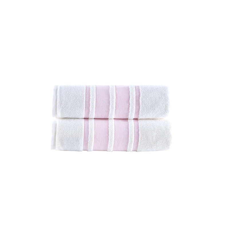 Turkish Cotton Midweight Bath Towel, Pink