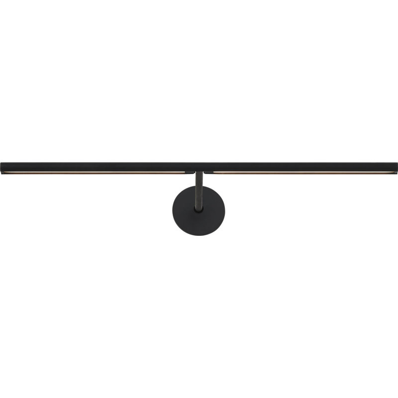 Plural Dome Picture Light, Nightshade Black, 0.5" H x 18" W x 8.9" D, 13.5