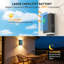 Appliques solaires solaires pour l'extérieur avec éclairage haut et bas, 3 modes de température de couleur, capteur automatique Dusk To Dawn, IP67 imperméable pour porche, garage, porte et jardin (paquet de 2)