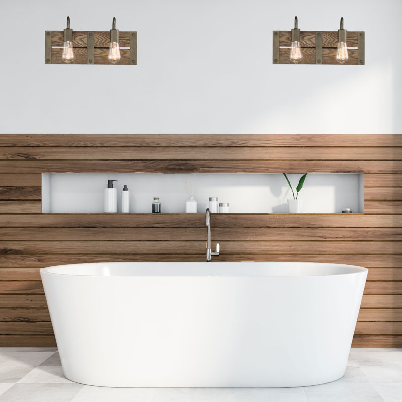 Éclairage pour salle de bain 2 lumières Harworth