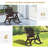 Outsunny Outdoor Wooden Rocking Chair-436272465