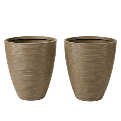 Polyethylene Newport Garden Planter, (2 Pack)