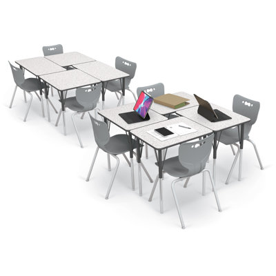 Essential Desk and Hierarchy Classroom Chair Package