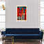 «Geometric Red and Blue» par Joss & Main - reproduction de cadre photo-68916490-68916487
