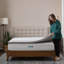 Surmatelas en bambou et mousse viscoélastique gélifiée avec housse Lucid-97749679-117393677