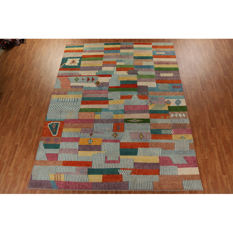 One-of-a-Kind 10'7'' X 13'7'' New Age Wool Area Rug in