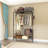 Batesville 47.24'' Metal Rolling Clothing Rack
