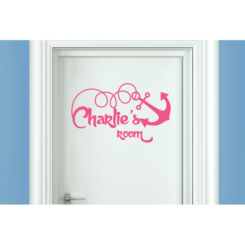 Nautical & Beach Wall Decal, Pink, Yes