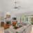 Conner Ceiling Fan with LED Light, Remote & 3-Speed AC Motor