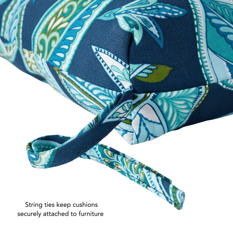Lester Outdoor High Back Chair Cushion, Botanical Crestwood, 2