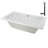 60" x 32" Acrylic Soaking Drop-In Bathtub, Drain Included-97541418