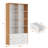 Bookcase Storage Cabinet with 8 Shelves & 4 Drawers, 70.1" H x 38.5" W x 11.7" D, Freestanding Wood Bookshelf for Living Room Home Office-1817046584