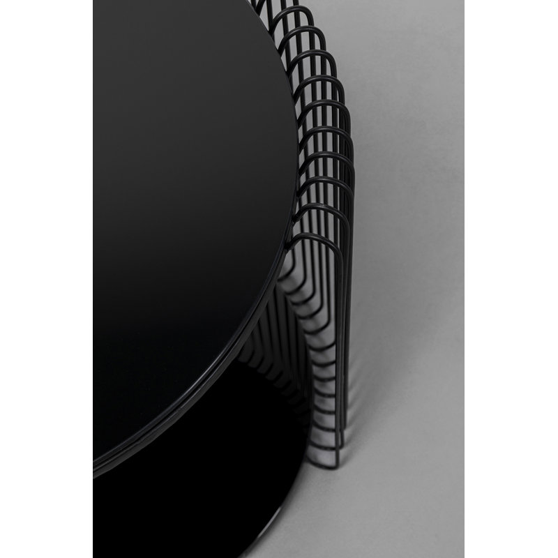Side Table Wire Double, Black