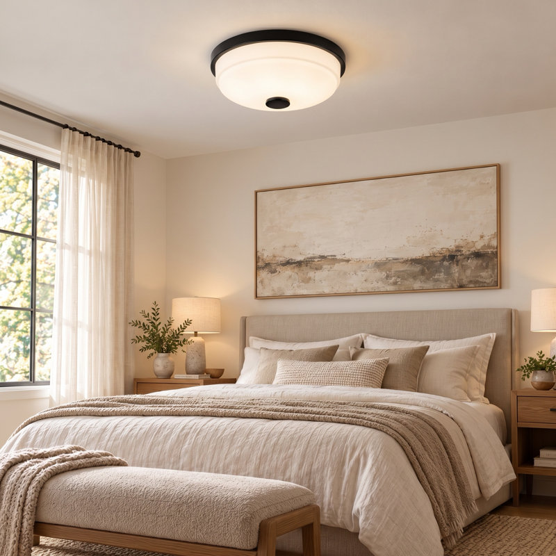 Glass Flush Mount