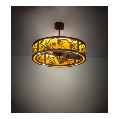 Jakolien 30'' Ceiling Fan with LED Lights